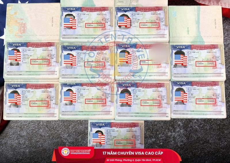 Visa Mỹ đại gia đình 11 người 3 thế hệ