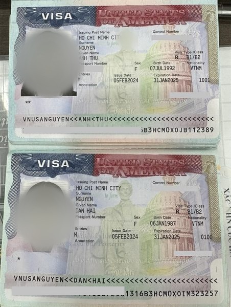 Visa Mỹ từng bị từ chối nhiều lần